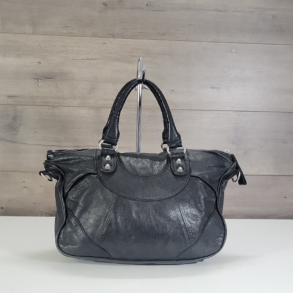 Liebeskind Berlin Classic Black Leather Tote Handbag